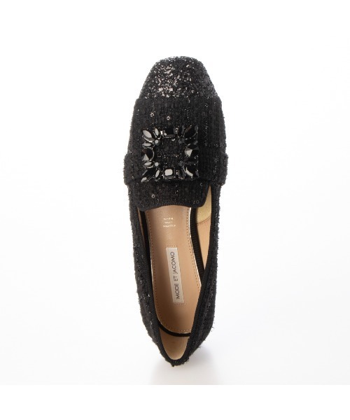 【セール】【美人百花9月号】ビジューバックル付きオペラシューズ（その他シューズ）｜Mode et Jacomo（モードエジャコモ）