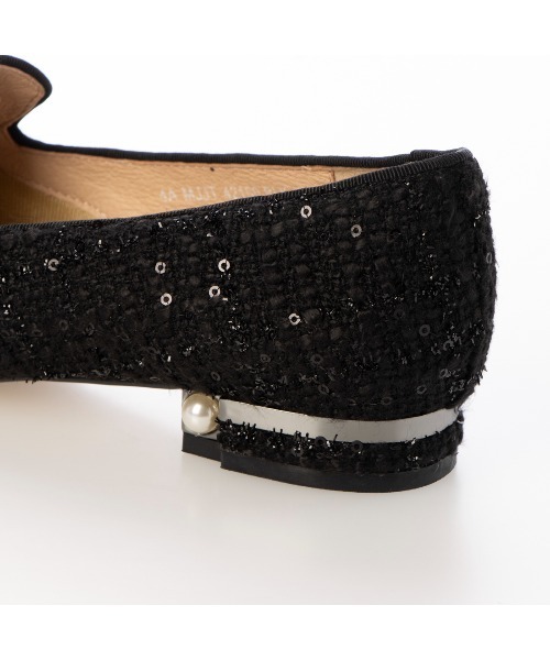 【セール】【美人百花9月号】ビジューバックル付きオペラシューズ（その他シューズ）｜Mode et Jacomo（モードエジャコモ）