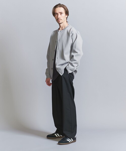 BEAUTY&YOUTH UNITED ARROWS（ビューティーアンドユースユナイテッドアローズ）の「ウォッシュ スムース クルーネック カーディガン（カーディガン/ボレロ・メンズ・ロイヤルブルー/ネイビー/ライトグレー・XL/L/M/S）」の6枚目の写真