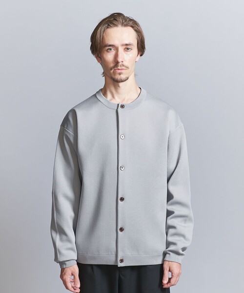 BEAUTY&YOUTH UNITED ARROWS（ビューティーアンドユースユナイテッドアローズ）の「ウォッシュ スムース クルーネック カーディガン（カーディガン/ボレロ・メンズ・ロイヤルブルー/ネイビー/ライトグレー・XL/L/M/S）」の11枚目の写真
