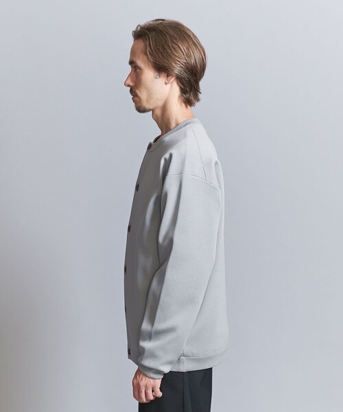 BEAUTY&YOUTH UNITED ARROWS（ビューティーアンドユースユナイテッドアローズ）の「ウォッシュ スムース クルーネック カーディガン（カーディガン/ボレロ・メンズ・ロイヤルブルー/ネイビー/ライトグレー・XL/L/M/S）」の12枚目の写真