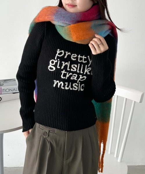 CLEA(クレア)の「マルチチェックボリュームフリンジマフラー(マフラー・レディース・オレンジ/イエロー/ブラウン/ブルー/ミント/ピンク/ライトピンク/パープル・FREE)」の18枚目の写真