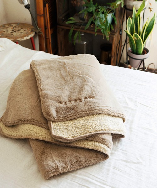 やみつきの触り心地!]BFファーボアブランケットM 102×160