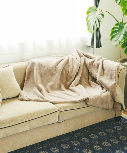 やみつきの触り心地!]BFファーボアブランケットM 102×160