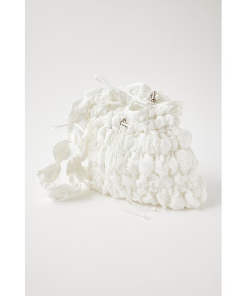 MOUSSY（マウジー）の「SHOULDER RIBBON PURSE バッグ（ショルダーバッグ・レディース・ブラック/ホワイト・FREE）」の5枚目の写真