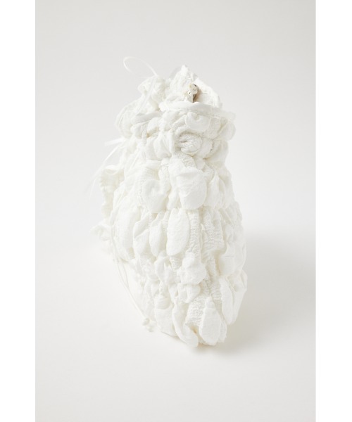 MOUSSY（マウジー）の「SHOULDER RIBBON PURSE バッグ（ショルダーバッグ・レディース・ブラック/ホワイト・FREE）」の6枚目の写真