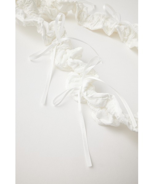 MOUSSY（マウジー）の「SHOULDER RIBBON PURSE バッグ（ショルダーバッグ・レディース・ブラック/ホワイト・FREE）」の8枚目の写真