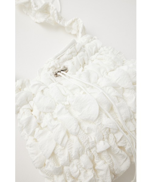 MOUSSY（マウジー）の「SHOULDER RIBBON PURSE バッグ（ショルダーバッグ・レディース・ブラック/ホワイト・FREE）」の9枚目の写真