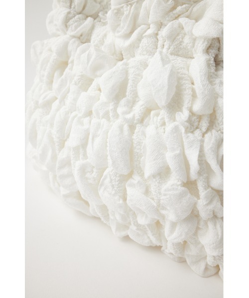 MOUSSY（マウジー）の「SHOULDER RIBBON PURSE バッグ（ショルダーバッグ・レディース・ブラック/ホワイト・FREE）」の10枚目の写真