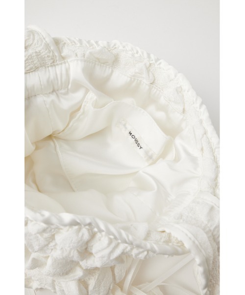 MOUSSY（マウジー）の「SHOULDER RIBBON PURSE バッグ（ショルダーバッグ・レディース・ブラック/ホワイト・FREE）」の12枚目の写真