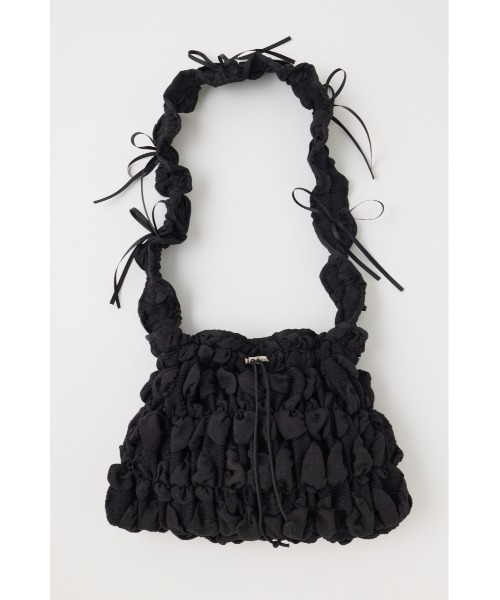 MOUSSY（マウジー）の「SHOULDER RIBBON PURSE バッグ（ショルダーバッグ・レディース・ブラック/ホワイト・FREE）」の17枚目の写真