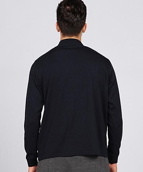 COMOLI（コモリ）の「COMOLI（コモリ） FLEECY MOCK L/SL（Tシャツ/カットソー・メンズ・ホワイト/ネイビー・2/3）」の3枚目の写真