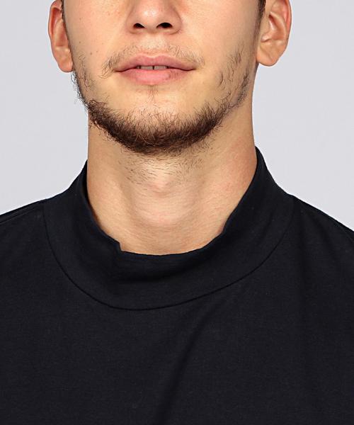 COMOLI（コモリ）の「COMOLI（コモリ） FLEECY MOCK L/SL（Tシャツ/カットソー・メンズ・ホワイト/ネイビー・2/3）」の6枚目の写真