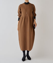 BEARDSLEY | バイカラーニットワンピース(ワンピース)