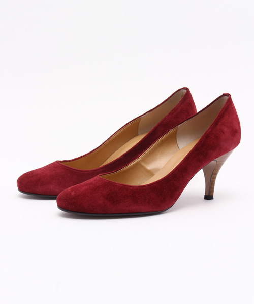 OUTLET（アウトレット）の「【CAPRICIEUX LE'MAGE】ピッグスエードパンプス（パンプス・レディース・グリーン/ワイン・37/36h/37h）」の2枚目の写真