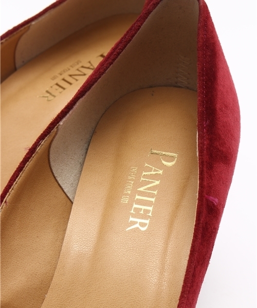 OUTLET（アウトレット）の「【CAPRICIEUX LE'MAGE】ピッグスエードパンプス（パンプス・レディース・グリーン/ワイン・37/36h/37h）」の8枚目の写真