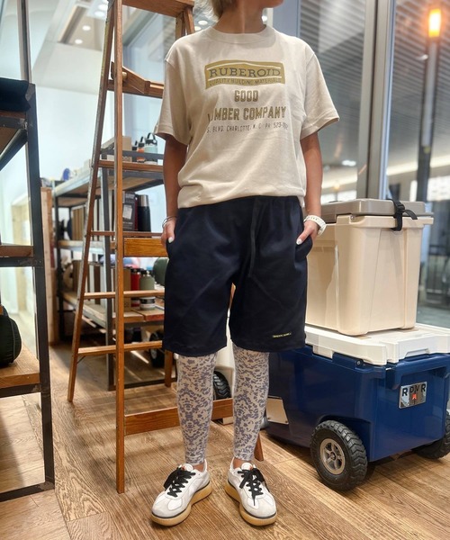 GREEN BOWL(グリーンボウル)の「【日本製】グリーンボウル【GREEN BOWL】Stretch Twill Easy Short Pants(その他パンツ・メンズ・ブラウン/ネイビー・L/M)」の4枚目の写真
