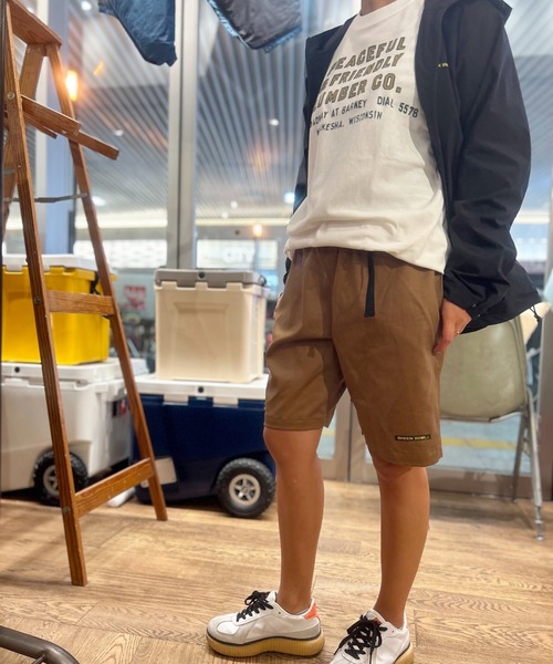 GREEN BOWL(グリーンボウル)の「【日本製】グリーンボウル【GREEN BOWL】Stretch Twill Easy Short Pants(その他パンツ・メンズ・ブラウン/ネイビー・L/M)」の9枚目の写真