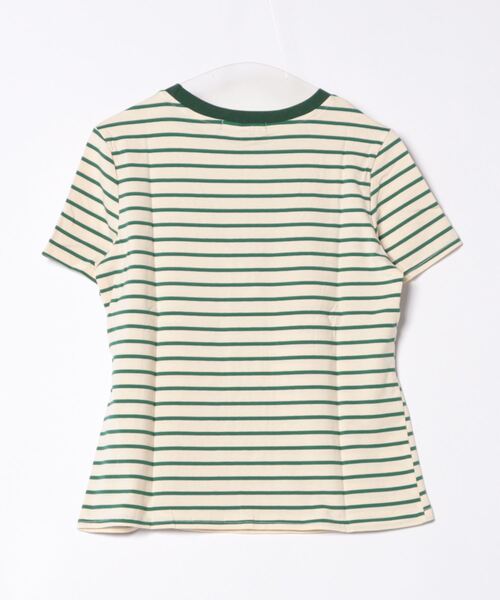CHOCOA(チョコア)の「授乳口付きボーダーTシャツ(マタニティウェア/グッズ・レディース・ブラウン/グリーン・M/L/XL)」の19枚目の写真