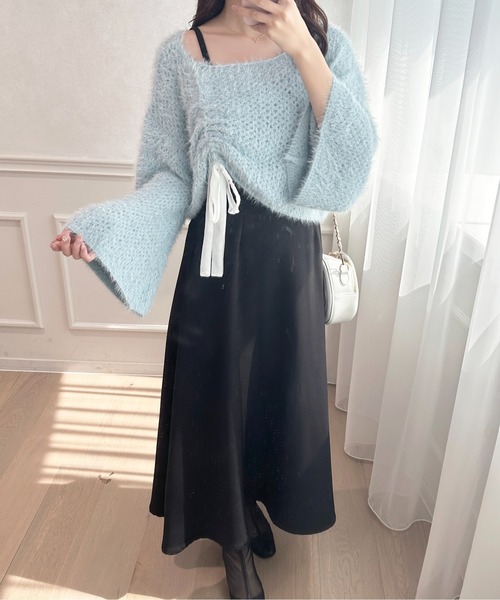 apres jour(アプレジュール)の「ラメドロストリボントップス【ZOZOTOWN限定アイテム】(ニット/セーター・レディース・ライトブルー/オフホワイト/ピンク・フリー/X-LARGE)」の16枚目の写真