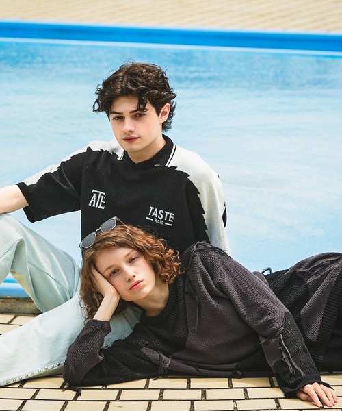 TASTE by Knit(テイストバイニット)の「【TASTE by Knit】Game knit polo(ニット/セーター・メンズ・ブラック/ベージュ・MEDIUM/SMALL)」の11枚目の写真