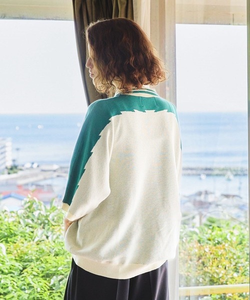 TASTE by Knit(テイストバイニット)の「【TASTE by Knit】Game knit polo(ニット/セーター・メンズ・ブラック/ベージュ・MEDIUM/SMALL)」の20枚目の写真