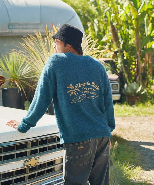 Kahiko(カヒコ)の「【Kahiko】SURF&Palms ギルモアMEN'Sトップス(その他トップス・メンズ・ブラック/ベージュ/ターコイズブルー・FREE)」の7枚目の写真