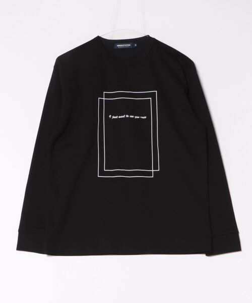 UNION STATION(ユニオンステーション)の「【春夏秋冬】ナイトクイーン / 月下美人 総柄プリントロンT(Tシャツ/カットソー・メンズ・ホワイト/ブラック・M/L/LL)」の1枚目の写真