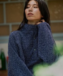 AOZORA（アオゾラ）の「AOZORA/アオゾラ　粗びき杢インレイスタンドPO（スウェット）」