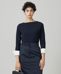 iCB アイシービー フォックス ニット セーター プルオーバー ネイビー ICB ニット フォックスカシミヤ プルオーバー レディース