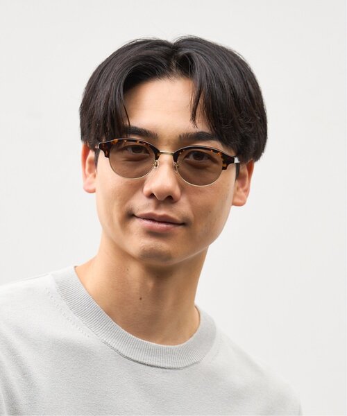 Knuth Marf（クヌースマーフ）の「Zoff｜Knuth Marf ボストン型 サングラス｜クヌースマーフ｜カラーレンズ｜ UVカット 紫外線対策｜ユニセックス｜スタイリッシュ｜高級感｜サーモント型（サングラス・レディース・ブラウン系その他2・FREE）」の8枚目の写真