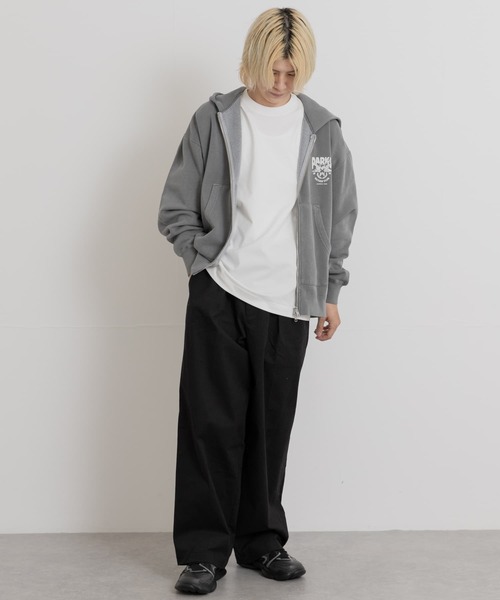PARKS PROJECT(パークスプロジェクト)の「PARKS PROJECT T/C SWEAT DEER ZIP-UP(パーカー・メンズ・オレンジ/チャコールグレー・MEDIUM/LARGE)」の19枚目の写真