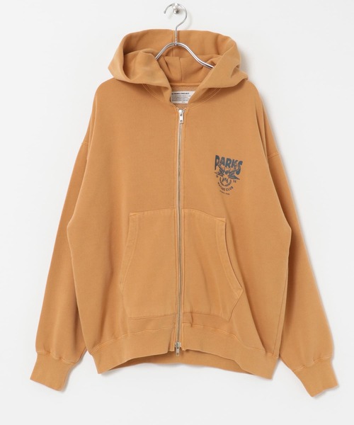 PARKS PROJECT(パークスプロジェクト)の「PARKS PROJECT T/C SWEAT DEER ZIP-UP(パーカー・メンズ・オレンジ/チャコールグレー・MEDIUM/LARGE)」の22枚目の写真