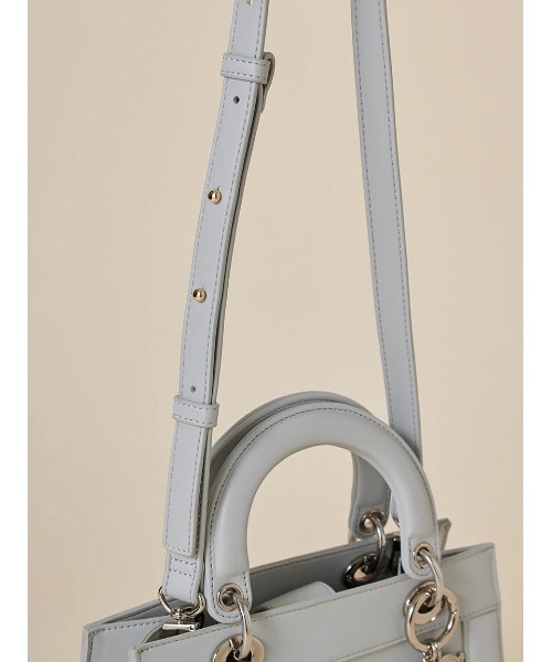 SNIDEL（スナイデル）の「パフハンドルバッグ（ショルダーバッグ・レディース・ダークグレー/ブラック/ライトベージュ/ライトブルー・FREE）」の20枚目の写真