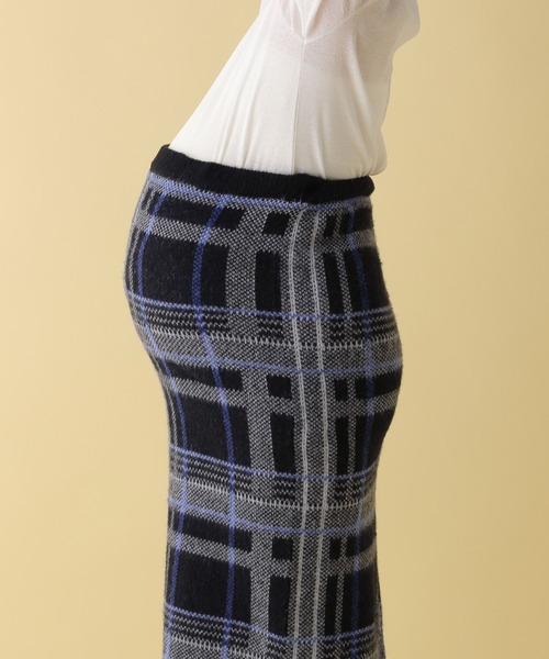 LEPSIM（レプシィム）の「【産前・産後対応】マタニティ／チェック柄スカート　149043（マタニティウェア/グッズ・レディース・ブラック系その他/ブラウン系その他・FREE）」の13枚目の写真