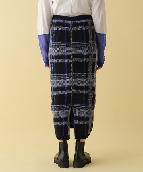 LEPSIM（レプシィム）の「【産前・産後対応】マタニティ／チェック柄スカート　149043（マタニティウェア/グッズ・レディース・ブラック系その他/ブラウン系その他・FREE）」の10枚目の写真