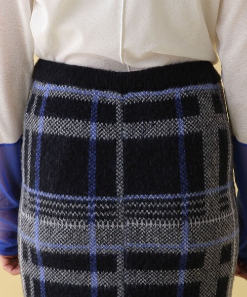 LEPSIM（レプシィム）の「【産前・産後対応】マタニティ／チェック柄スカート　149043（マタニティウェア/グッズ・レディース・ブラック系その他/ブラウン系その他・FREE）」の6枚目の写真
