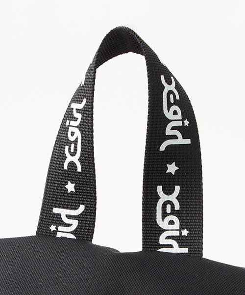 X-girl Stages（エックスガールステージス）の「メッシュロゴバックパック（バックパック/リュック・キッズ・アイボリー/ブラック・FREE）」の8枚目の写真