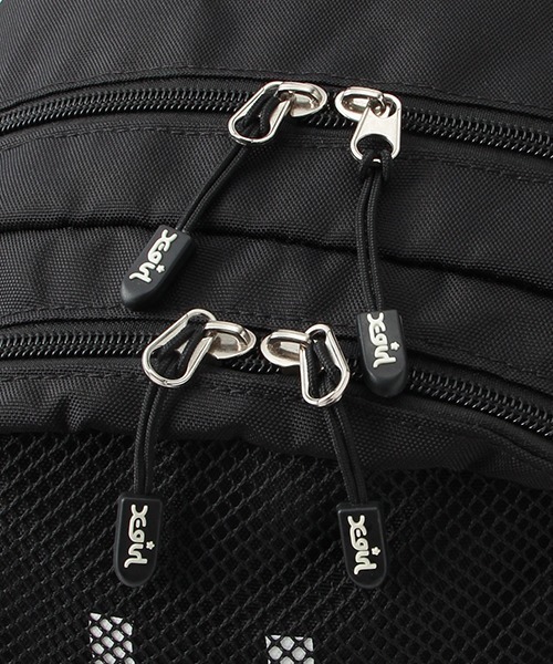 X-girl Stages（エックスガールステージス）の「メッシュロゴバックパック（バックパック/リュック・キッズ・アイボリー/ブラック・FREE）」の9枚目の写真