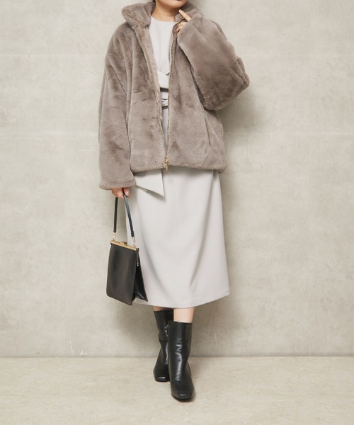 Sirin(シリン)の「デイリーカシュクールワンピース【2サイズ展開】(ワンピース・レディース・グレー/ベージュ・X-SMALL/SMALL)」の17枚目の写真