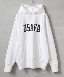 HOUSTON ヒューストン 22269 U.S.コットン USAFA プリント フーディー スウェットシャツ