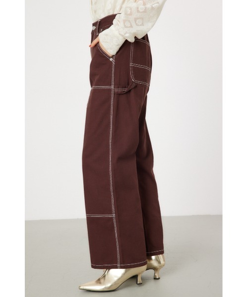 RODEO CROWNS WIDE BOWL（ロデオクラウンズワイドボウル）の「DOUBLE KNEE ペインターパンツ（その他パンツ・レディース・ブラウン/レッド/ブルー/ブラック・SMALL/MEDIUM）」の7枚目の写真