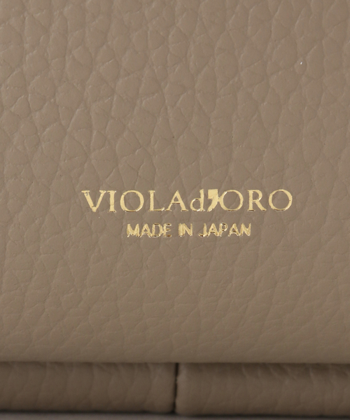 La TOTALITE(ラトータリテ)の「【VIOLAd’ORO/ヴィオラドーロ】レザーショルダーBAG(ショルダーバッグ・レディース・ブラック/ベージュ・FREE)」の15枚目の写真