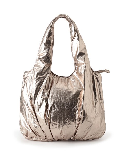 SHOO・LA・RUE（シューラルー）の「◆シャイニー／無地アソートトートバッグ（トートバッグ・レディース・シルバー系その他/ブロンズ/ブラック系3/シルバー/グレー系3・00）」の5枚目の写真