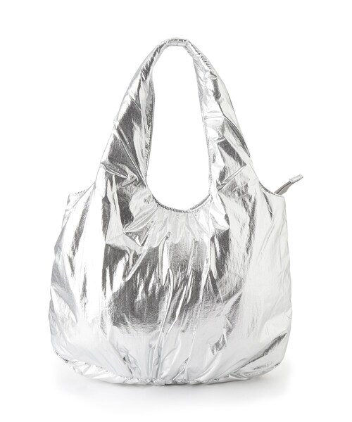 SHOO・LA・RUE（シューラルー）の「◆シャイニー／無地アソートトートバッグ（トートバッグ・レディース・シルバー系その他/ブロンズ/ブラック系3/シルバー/グレー系3・00）」の7枚目の写真