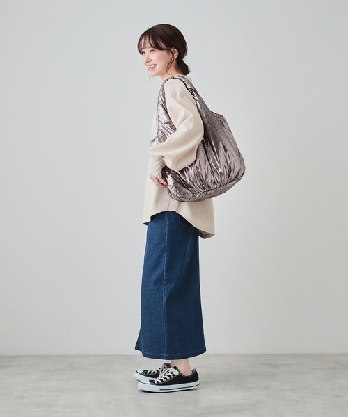 SHOO・LA・RUE（シューラルー）の「◆シャイニー／無地アソートトートバッグ（トートバッグ・レディース・シルバー系その他/ブロンズ/ブラック系3/シルバー/グレー系3・00）」の21枚目の写真