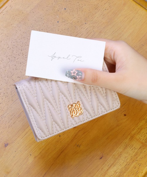 ALTROSE（アルトローズ）の「名刺ケース 名刺入れ カードケース キルティング ロージア（名刺入れ・レディース・ブラック/ピンク/ブルー/グレイッシュベージュ/アイボリー/グレー/ライトイエロー/ライトグリーン・FREE）」の13枚目の写真