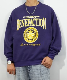 【GROOVY STORE】アメカジ裏起毛スウェットクルー