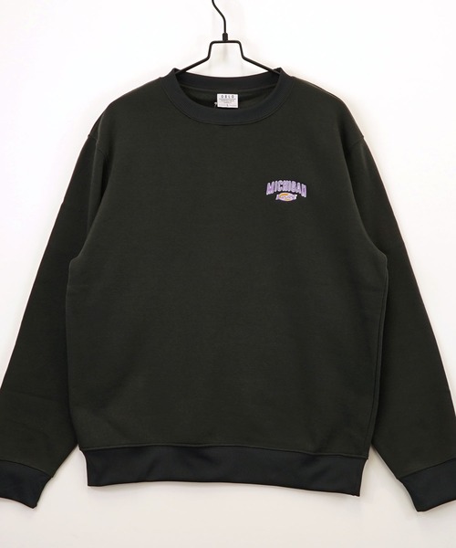 Burner（バーナー）の「【GROOVY STORE】アメカジ裏起毛スウェットクルー（スウェット・メンズ・スミクロ/モカ/ホワイト/杢グレー/ダークグリーン/ブルーパープル/ライトブラック/ネイビー/ブラック/ブルー系その他2/ホワイト×グレー/ブルー・LL/M/L）」の14枚目の写真