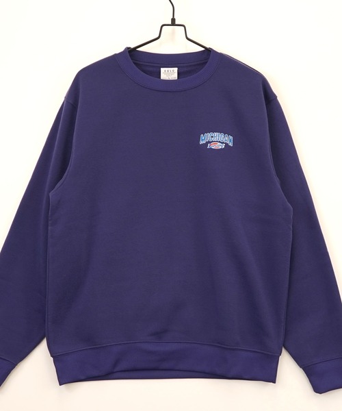 Burner（バーナー）の「【GROOVY STORE】アメカジ裏起毛スウェットクルー（スウェット・メンズ・スミクロ/モカ/ホワイト/杢グレー/ダークグリーン/ブルーパープル/ライトブラック/ネイビー/ブラック/ブルー系その他2/ホワイト×グレー/ブルー・LL/M/L）」の16枚目の写真